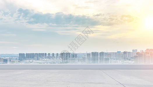 高架路大气城市背景设计图片