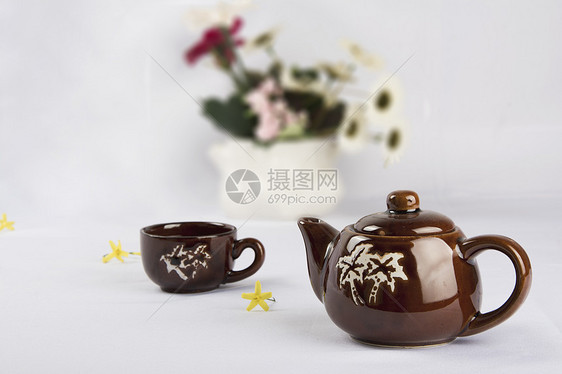 茶壶和茶杯图片