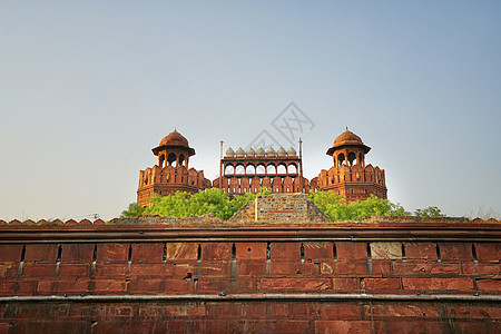 印度德里红堡高清图片