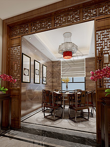 中式餐厅设计图片