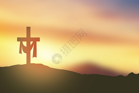 宗教文化耶稣十字架高清图片