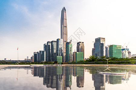 深圳创意城市建筑风光背景