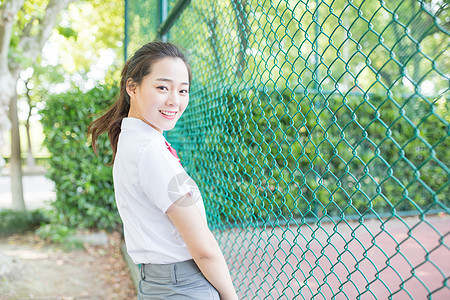 校园小清新少女女生写真图片