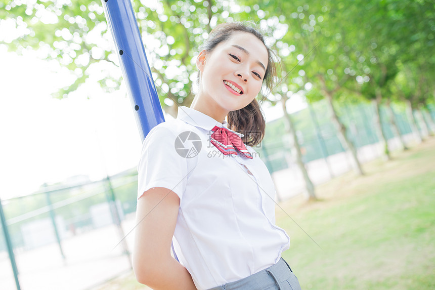 校园学院风少女小清新写真图片