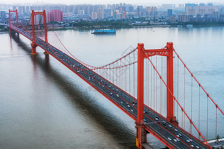 鹦鹉洲长江大桥图片