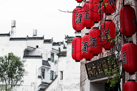 中国风的婺源风光图片