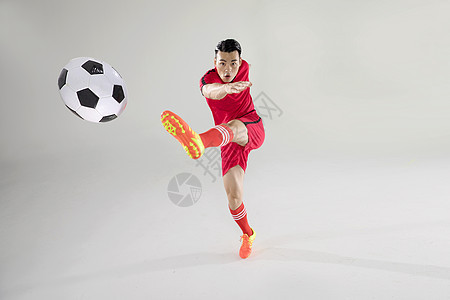 男子足球运动员图片
