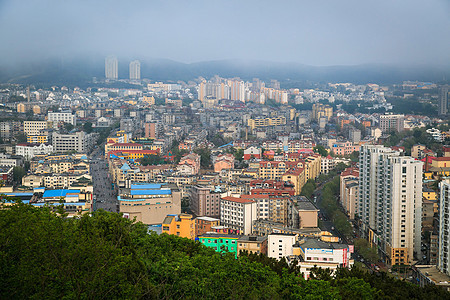 俯瞰旅顺全景图片