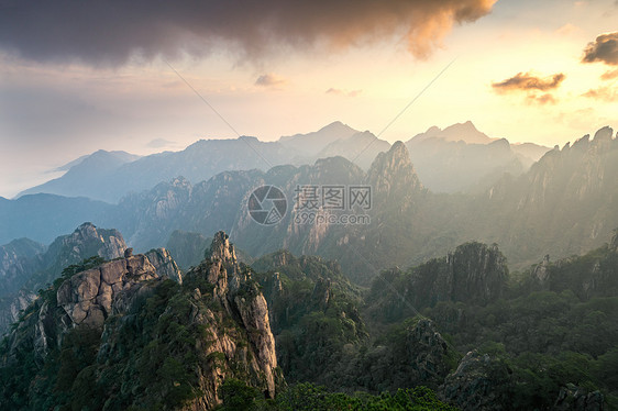 黄山石猴观海图片