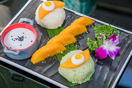 芒果饭芒果糯米饭高清图片