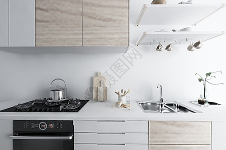 海报装饰厨房空间设计设计图片