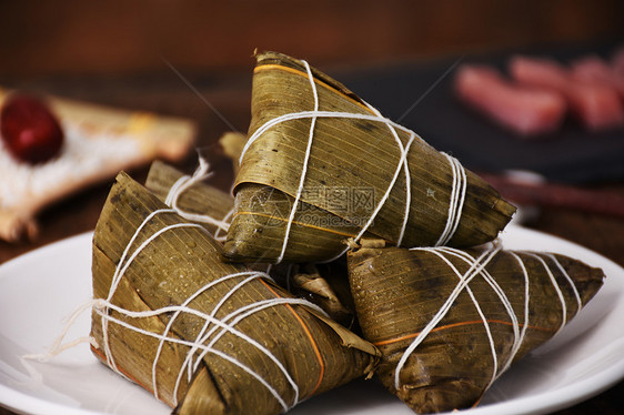 中国传统端午节节日特色食品粽子图片