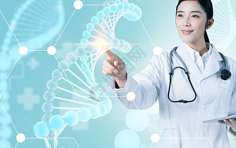 医疗DNA技术场景背景图片