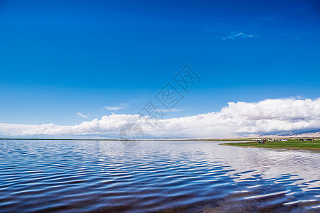 青海湖北线风光大美青海湖背景