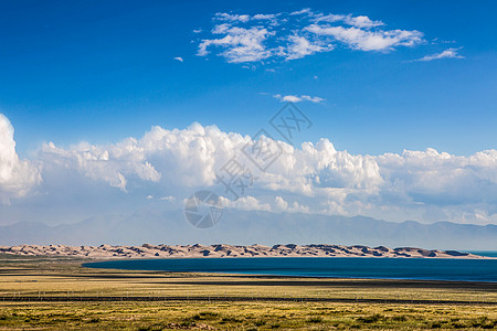 大美青海湖背景图片