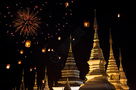 泰国千灯节背景图片