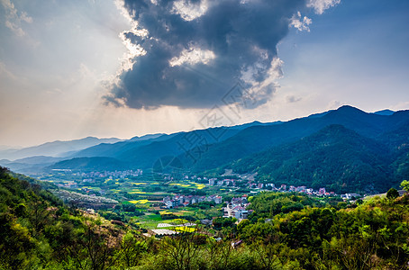 嵊州山村风光天空高清图片素材