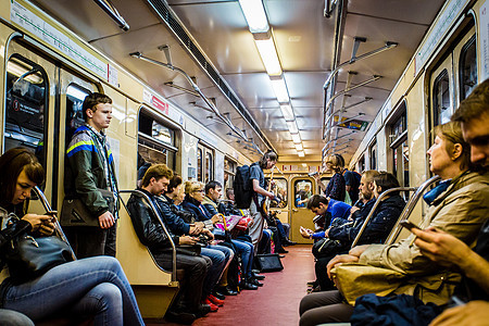 俄罗斯莫斯科地铁图片