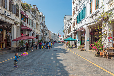 海南海口骑楼古建筑图片