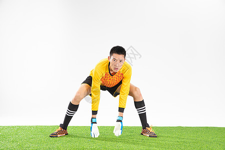 足球守门远背景