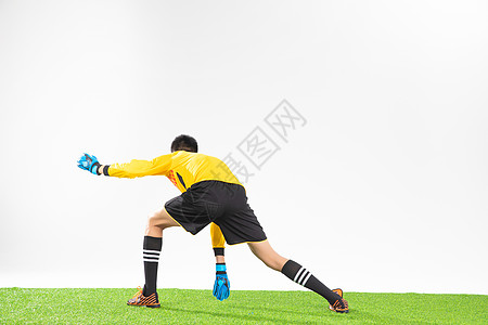 足球守门员动作图片