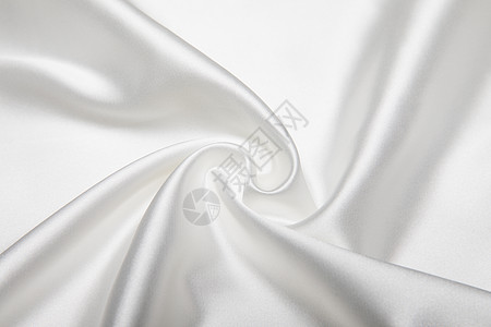 白色布艺插花白色丝绸背景素材背景