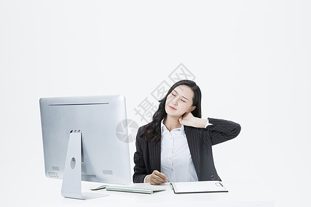 商务女性放松休息图片