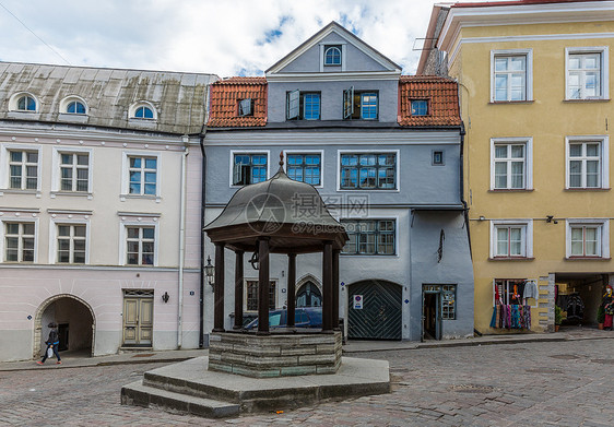 北欧爱沙尼亚首都塔林老城图片