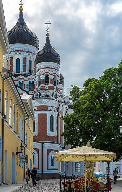 北欧爱沙尼亚首都塔林教堂图片