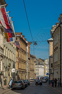 拉脱维亚首都老城里加城市风光图片