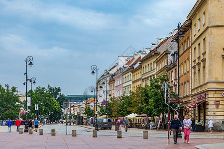 波兰首都华沙城市风光图片
