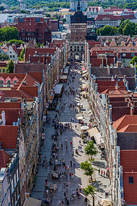 欧洲历史文化名城格但斯克城市风光图片
