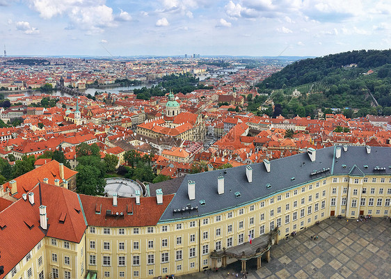 俯瞰布拉格老城图片