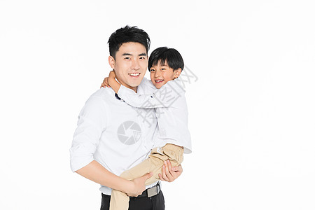 父子相抱图片