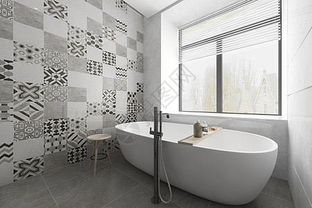 现代浴室空间图片