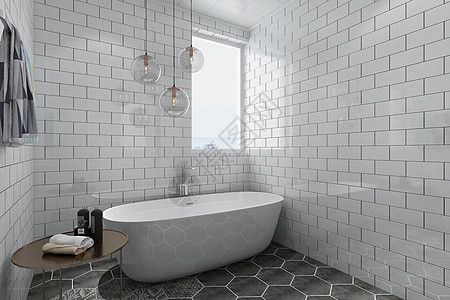 简约风浴室储物现代浴室空间设计图片