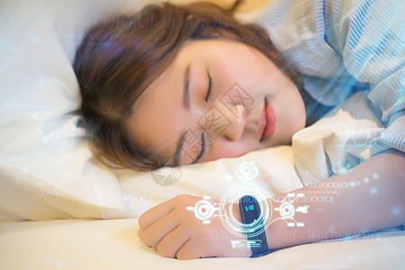 智能生活世界睡眠日监测图片素材
