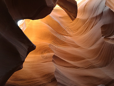 美国羚羊彩穴美国羚羊峡谷大自然的鬼斧神工背景