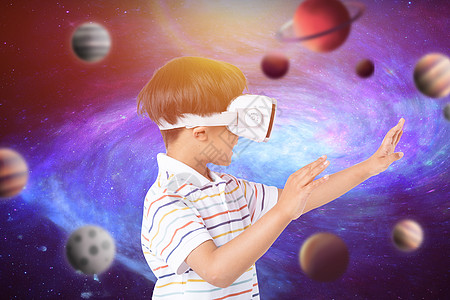 飞行眼镜VR虚拟宇宙设计图片