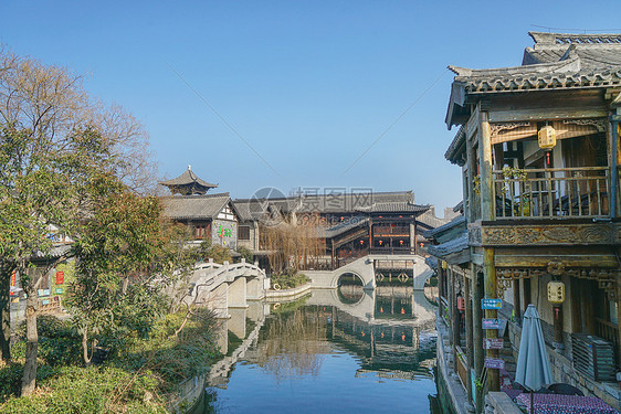 台儿庄古城老街图片