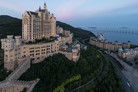 大连旅游大连城堡酒店背景