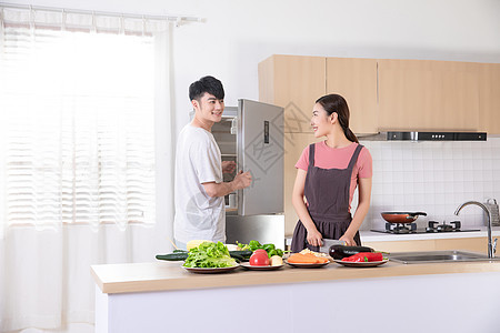 家庭生活厨房做饭居家生活高清图片素材