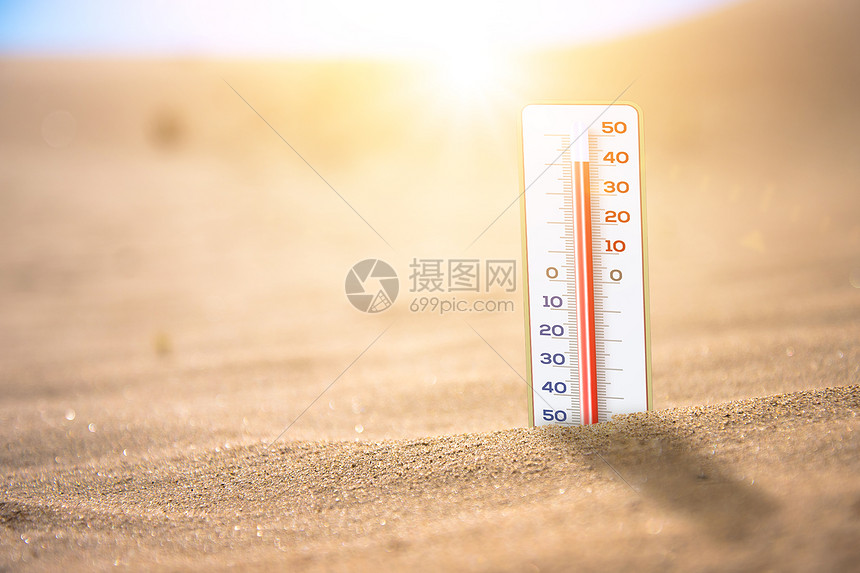 沙漠高温图片