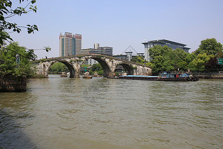 杭州小河直街古桥背景图片