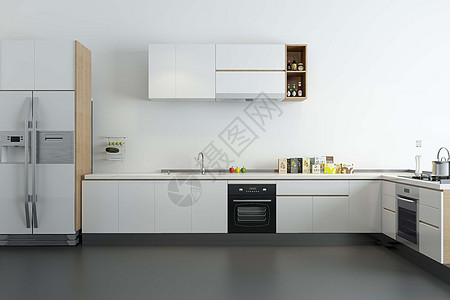白色厨房厨房空间设计设计图片