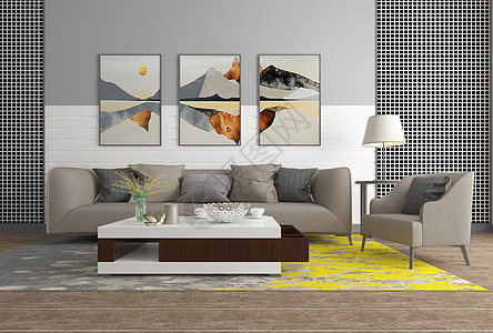 现代简约沙发图片