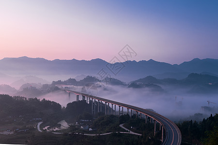 天空白云重庆周家山日出背景