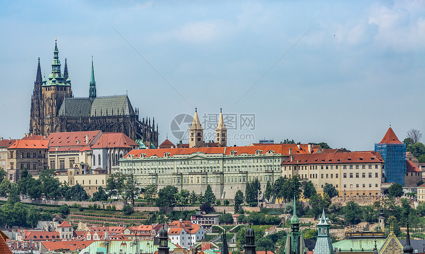 捷克布拉格城堡区图片