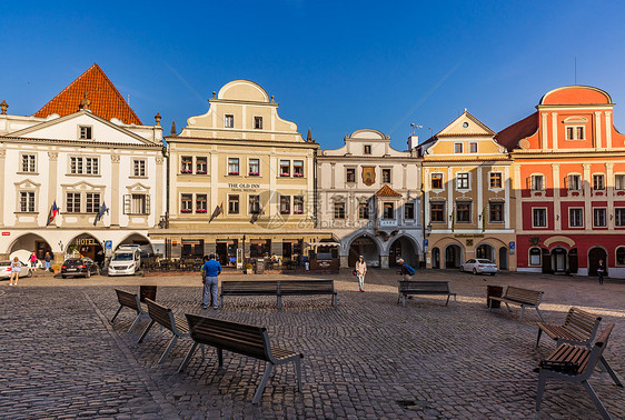 捷克著名旅游胜地克鲁姆鲁夫斯沃诺斯基广场图片