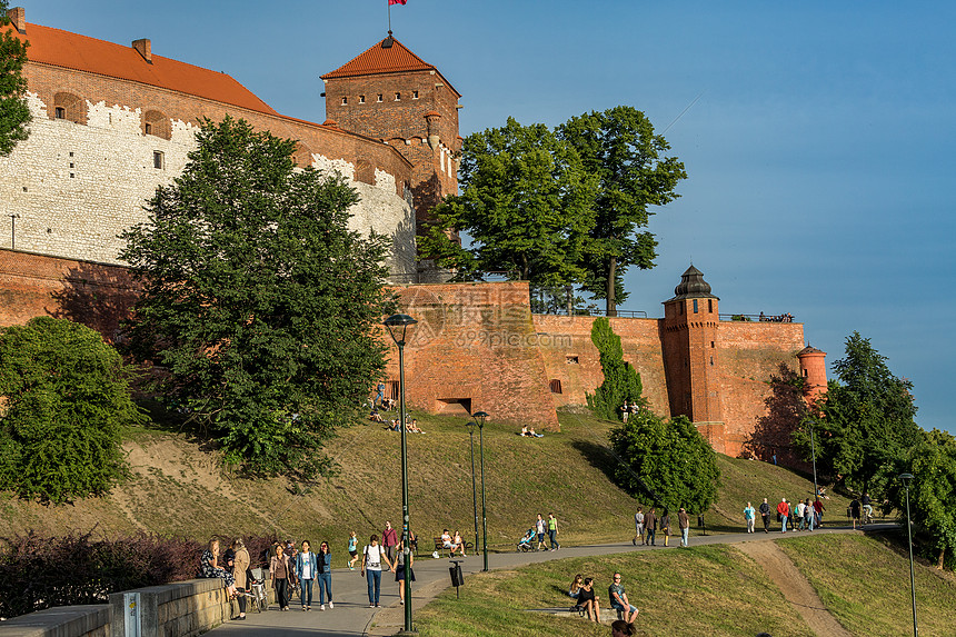 波兰克拉科夫著名旅游景点瓦维尔皇家城堡图片